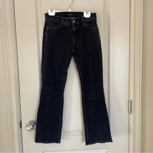 J Brand Selina Bootcut Obsidian Black Jeans Made in USA